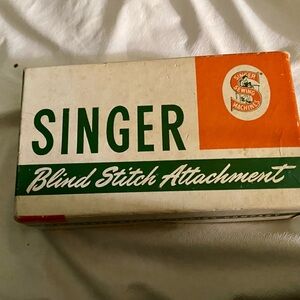 Singer Blind Stitch Attachment - Green and Orange